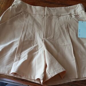 Blue Sol High Waist Tan Shorts